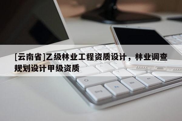 [云南省]乙級(jí)林業(yè)工程資質(zhì)設(shè)計(jì)，林業(yè)調(diào)查規(guī)劃設(shè)計(jì)甲級(jí)資質(zhì)