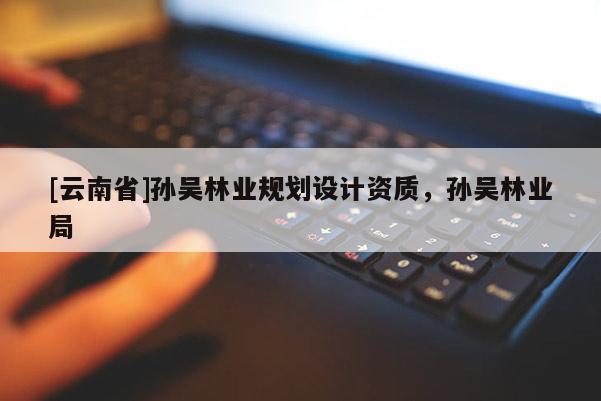 [云南省]孫吳林業(yè)規(guī)劃設(shè)計(jì)資質(zhì)，孫吳林業(yè)局