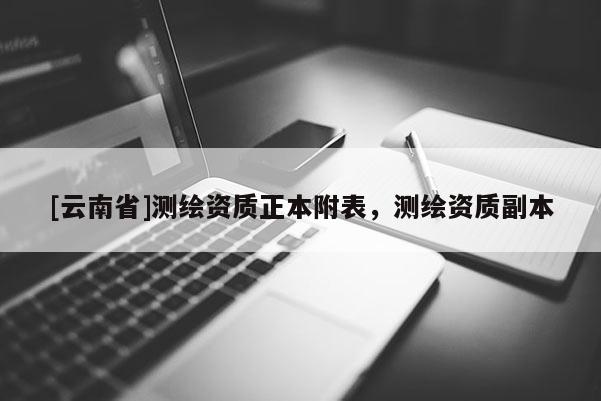 [云南省]測(cè)繪資質(zhì)正本附表，測(cè)繪資質(zhì)副本