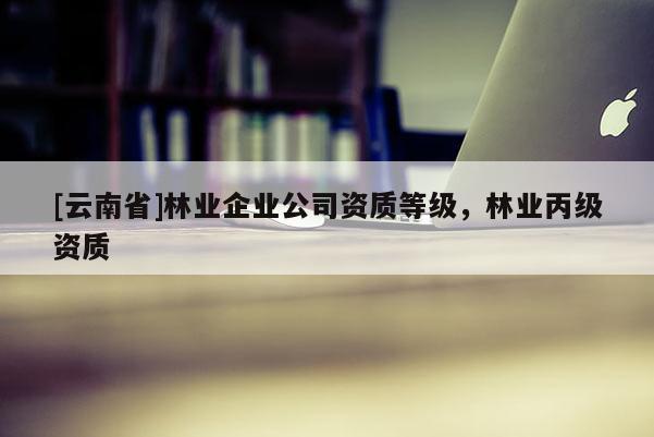 [云南省]林業(yè)企業(yè)公司資質等級，林業(yè)丙級資質