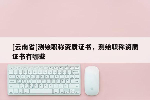 [云南省]測(cè)繪職稱資質(zhì)證書，測(cè)繪職稱資質(zhì)證書有哪些