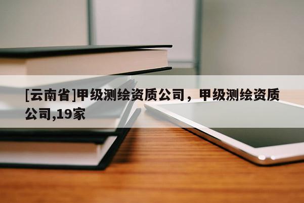 [云南省]甲級(jí)測(cè)繪資質(zhì)公司，甲級(jí)測(cè)繪資質(zhì)公司,19家