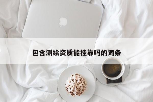 包含測繪資質(zhì)能掛靠嗎的詞條